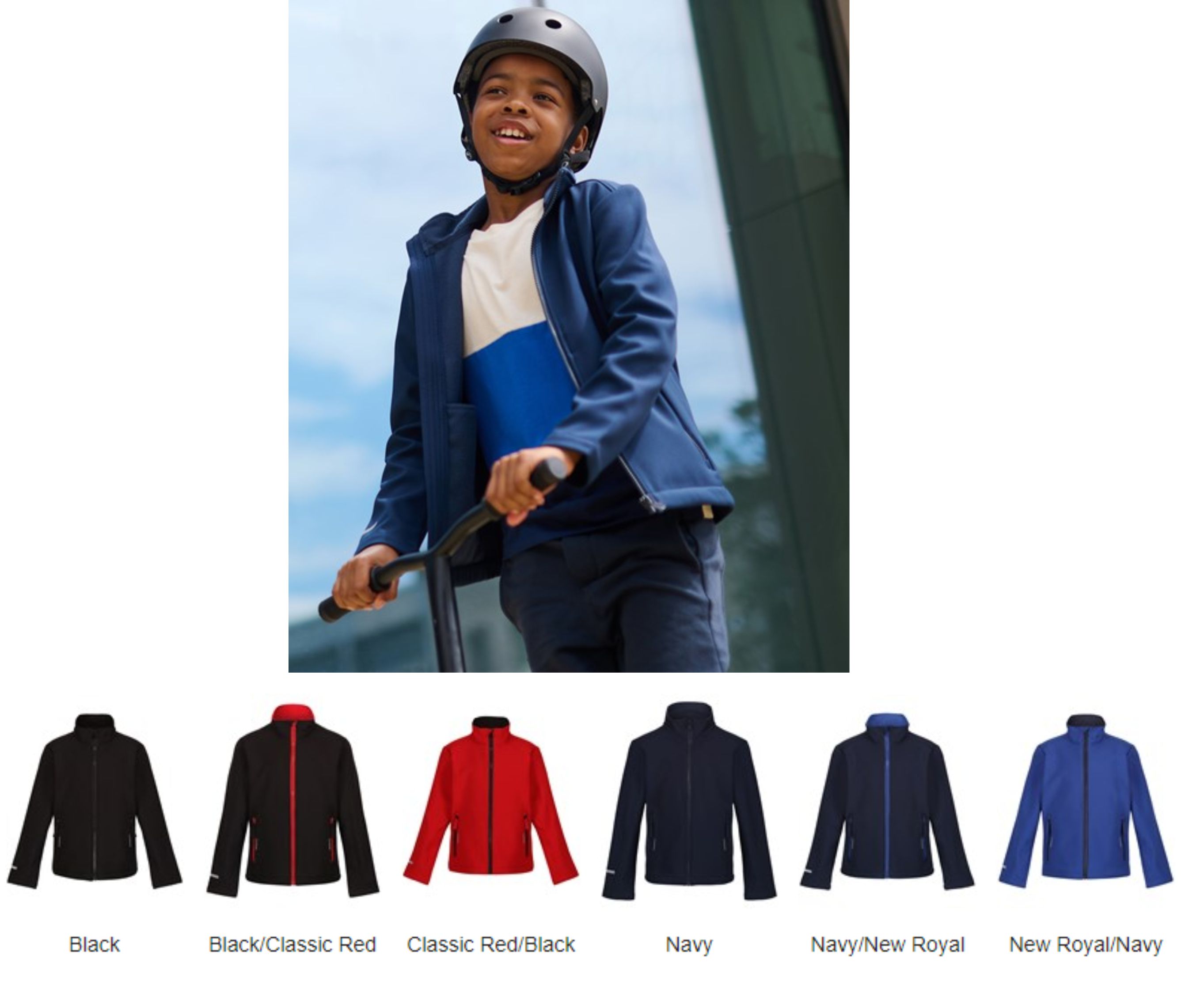 Regatta RG675 Kids Ablaze Softshell Jacket  Regatta RG675 Kids Ablaze Softshell Jacket